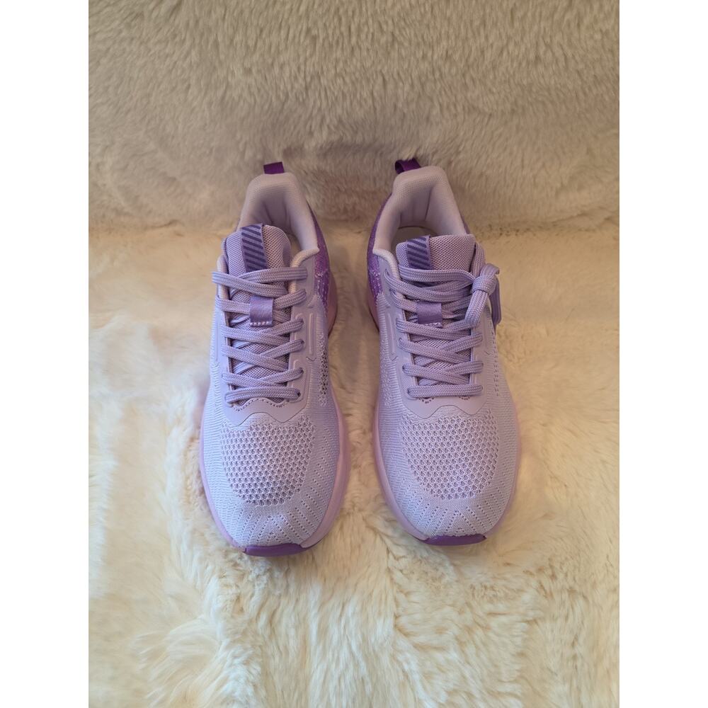 Lavender Running Trainers Ladies Sneakers Slip On Walking Gym Women's US 8